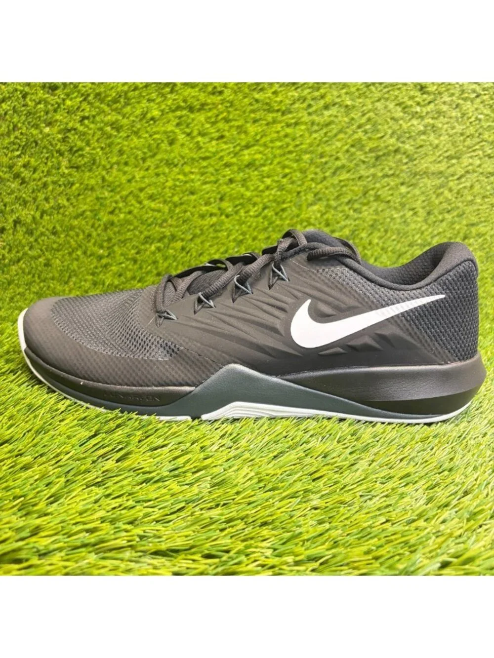 Nike Lunar Prime Iron 2 Mens Size 12.5 Black Athletic Running Shoes Sneakers